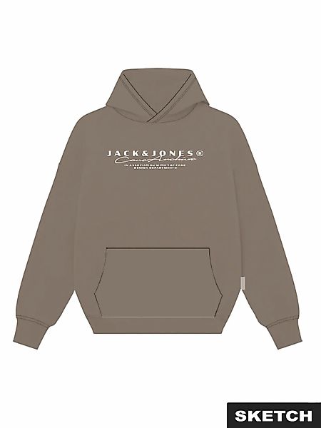 Jack & Jones Kapuzensweatshirt "JCOPOINT BRANDING SWEAT HOOD FST" günstig online kaufen