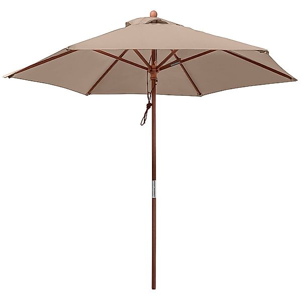 anndora-sonnenschirm Sonnenschirm 2,5 Meter rund Gartenschirm, günstig online kaufen