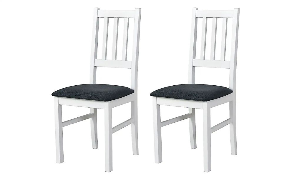 Esszimmerstuhl 2er-Set   ¦ weiß ¦ Maße (cm): B: 43 H: 94 Stühle > Küchenstü günstig online kaufen
