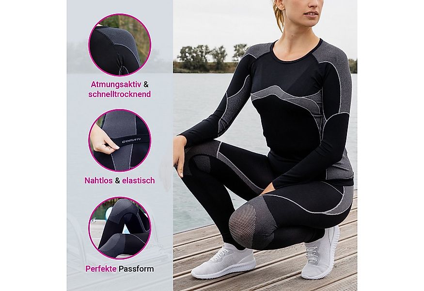 Gomati Funktionsunterhemd Damen Ski-Thermo Unterhemd - seamless & schnelltr günstig online kaufen