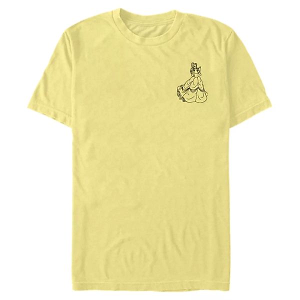 Disney - Die Schöne und das Biest - Belle Line - Männer T-Shirt günstig online kaufen