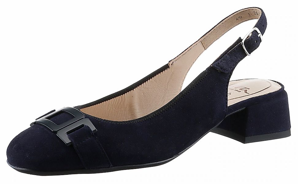 Ara Slingpumps "GRAZ", Abendschuh, Sommerschuh, Blockabsatz, in abgerundete günstig online kaufen