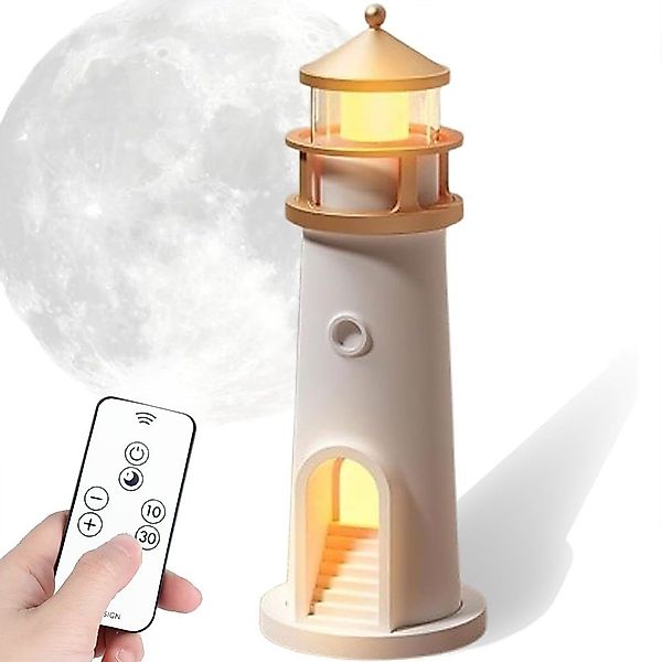 JOYOLEDER Nachtlicht Leuchtturm Deko,LED Leuchtturm Lampe, günstig online kaufen