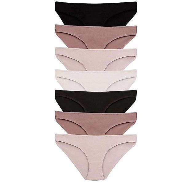 Dominant Bikinislip Damenunterwäsche (Packung, 7-St) aus elastischer Baumwo günstig online kaufen
