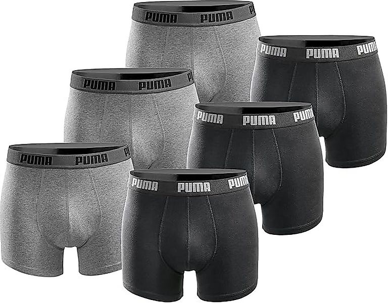 PUMA Boxershorts Herren Boxershorts Unterhosen (6er Pack) (6-er Pack) günstig online kaufen