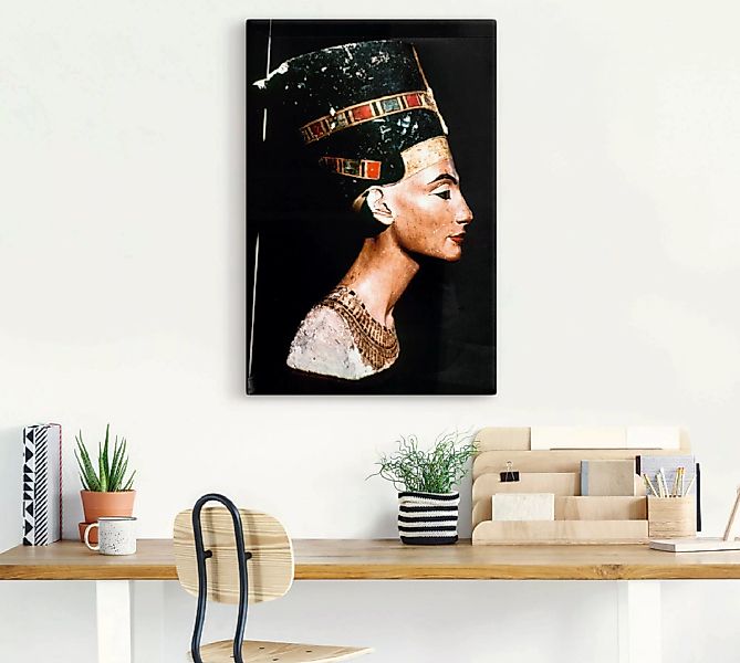 Artland Wandbild "Ägyptische Königin Nofretete", Menschen, (1 St.) günstig online kaufen