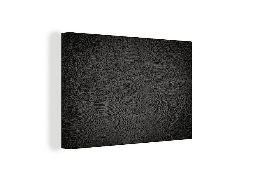 OneMillionCanvasses® Leinwandbild Konkreter Druck - Industriell - Schwarz, günstig online kaufen