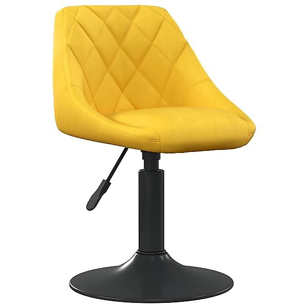 vidaXL Esszimmerstuhl Esszimmerstuhl Senfgelb Samt (1 günstig online kaufen