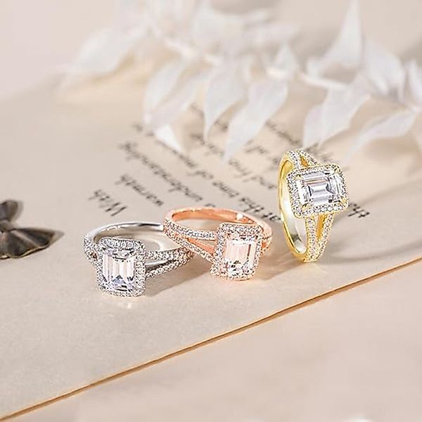 Jumpeak Diamantring 2 Karat Smaragd Labor günstig online kaufen