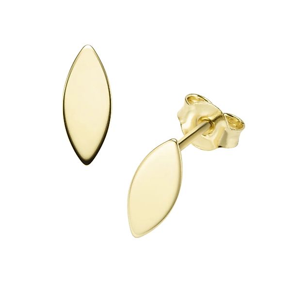 Luigi Merano Paar Ohrstecker "navetteförmig, Gold 375" günstig online kaufen