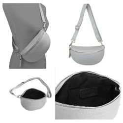 ITALYSHOP24 Bauchtasche Damen Leder Gürteltasche Hüfttasche günstig online kaufen