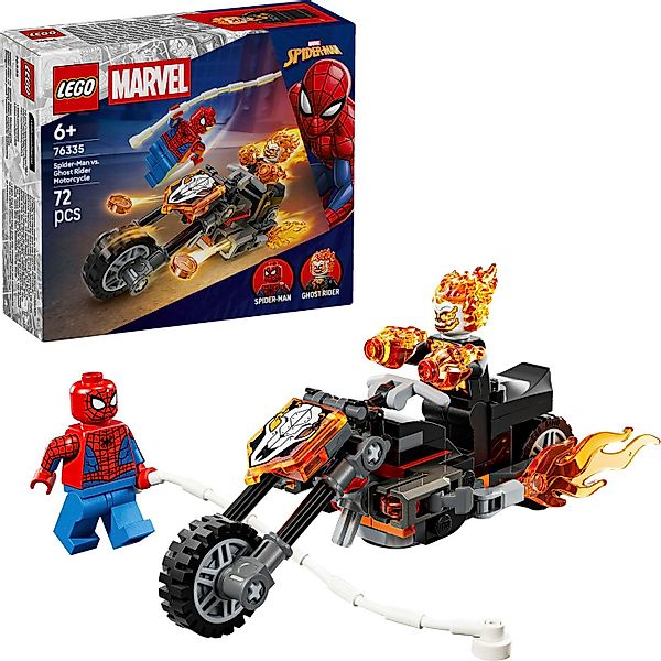 LEGO® Spider-Man vs. Ghost Rider auf seinem Motorrad (76335) Konstruktionss günstig online kaufen