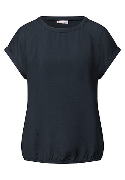 STREET ONE Kurzarmbluse – Blusenshirt mit dezenten Mesh-Details günstig online kaufen