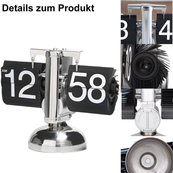 autolock Pendeltischuhr Retro Digital Flip Down günstig online kaufen