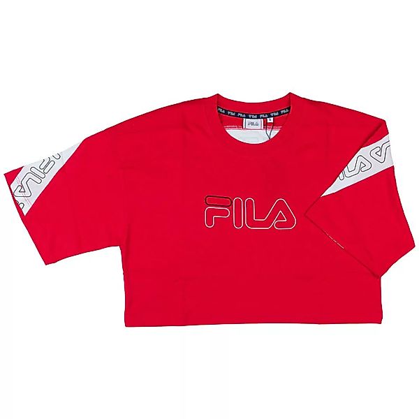 Fila Lavi Kurzärmeliges T-shirt S True Red / Black Iris / Bright White günstig online kaufen