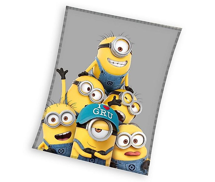 Kinderdecke Minions Fleece Decke Kinderdecke 150 x 200 cm, Minions günstig online kaufen