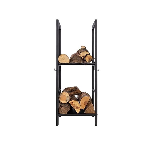 KARAT Kaminholzregal Korfu Modernes Regal für Brennholz mit 2 Ebenen 40 x 1 günstig online kaufen