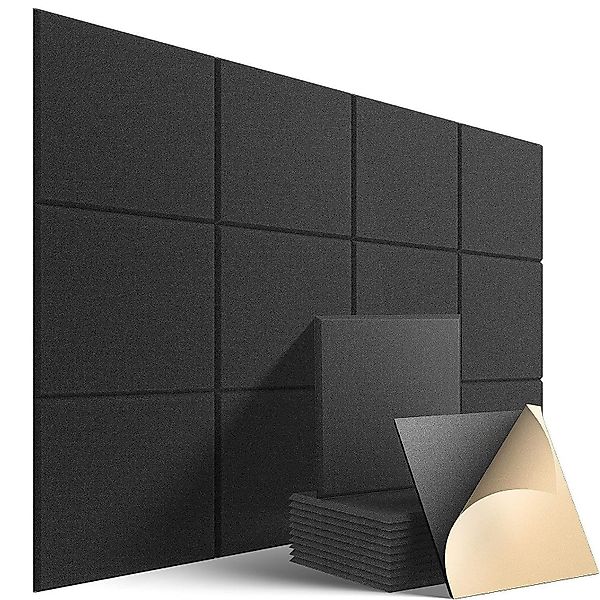 YMQHBS Akustikplatte 12 Stück Akustikplatten Selbstklebend, günstig online kaufen