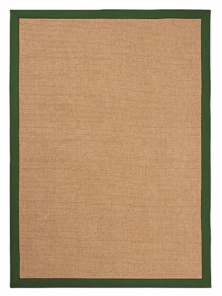carpetfine Sisalteppich »Sisal«, rechteckig, 5 mm Höhe, mit farbiger Bordür günstig online kaufen