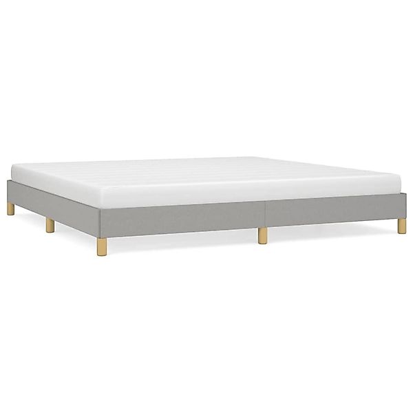 vidaXL Bettgestell Hellgrau 200x200 cm Stoff Modell 21379182 günstig online kaufen