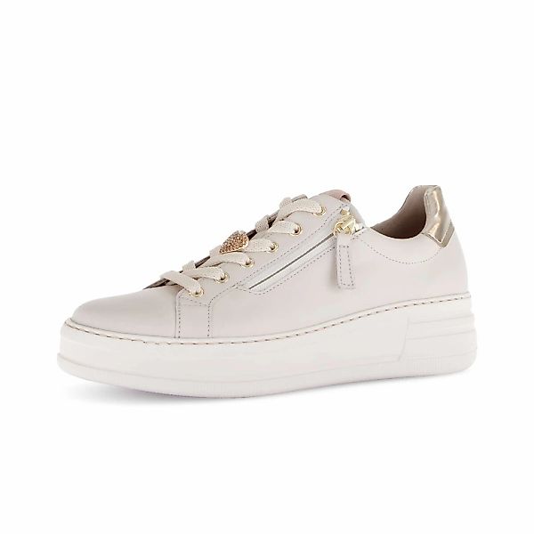 Gabor Sneaker "Sneaker low Materialmix Leder" günstig online kaufen