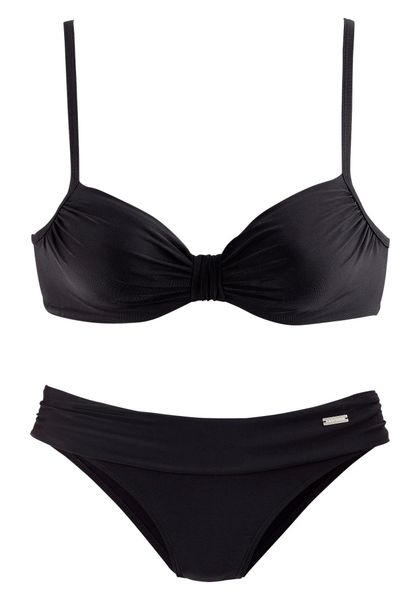 LASCANA Bügel-Bikini mit Raffungen am Cup günstig online kaufen