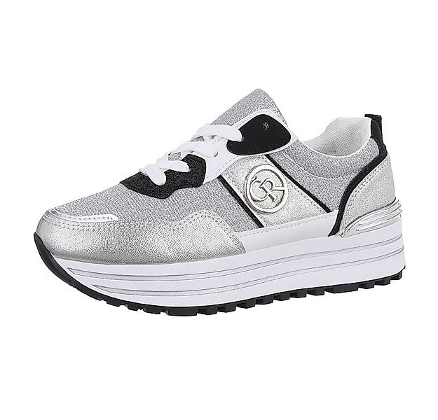 Ital-Design Damen Low-Top Freizeit Sneaker (86188117) Keilabsatz/Wedge Snea günstig online kaufen