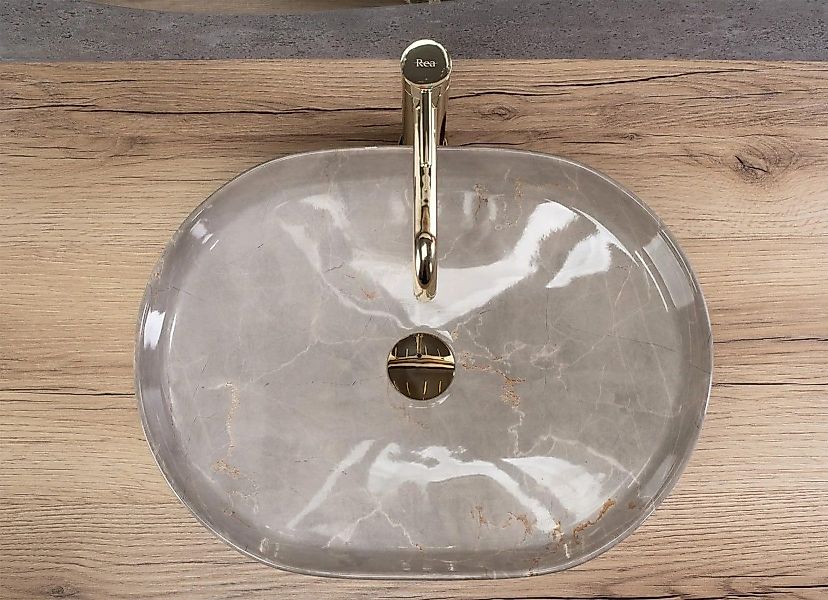 GTM Design Aufsatzwaschbecken Matt Modern Waschbecken günstig online kaufen