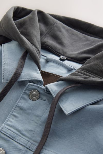 Next Jeansjacke Denim-Jacke mit Kapuze (1-St) günstig online kaufen