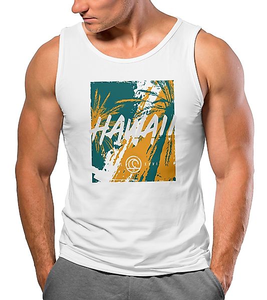 Neverless Tanktop Herren Tank-Top Hawaii Surfing günstig online kaufen