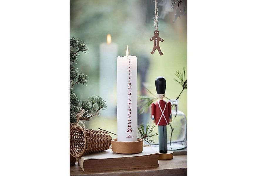 Ib Laursen Windlicht Ib Laursen Kerzenhalter für Stumpenkerze Ton Handgefer günstig online kaufen