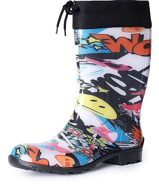 Ladeheid Damen Gummistiefel mit Stulpe LA-968 Gummistiefel günstig online kaufen