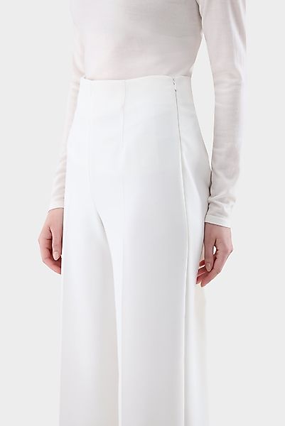 Hose mit weitem Bein und Bügelfalten günstig online kaufen