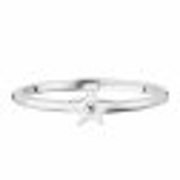 Ring 925 Sterling Silber rhodiniert Stern Zirkonia günstig online kaufen