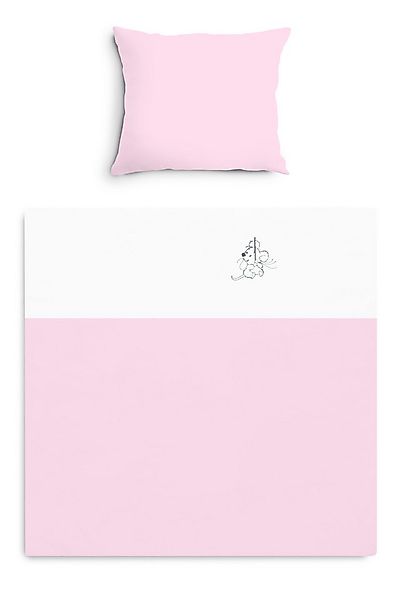 Amilian Babybettwäsche Kinderwagenset - 2tlg. Kinderbettwäsche - 80x80cm + günstig online kaufen