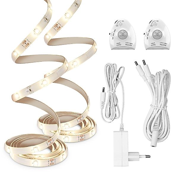kwmobile LED-Stripe-Profil LED Bettlicht mit Bewegungsmelder günstig online kaufen