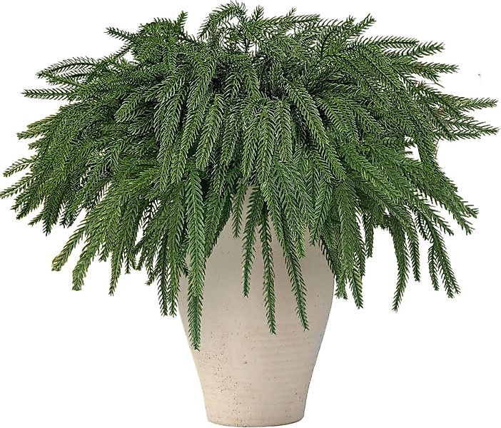 Kunstblumenstrauß 6 Stück künstliche tannenzweige 45cm günstig online kaufen