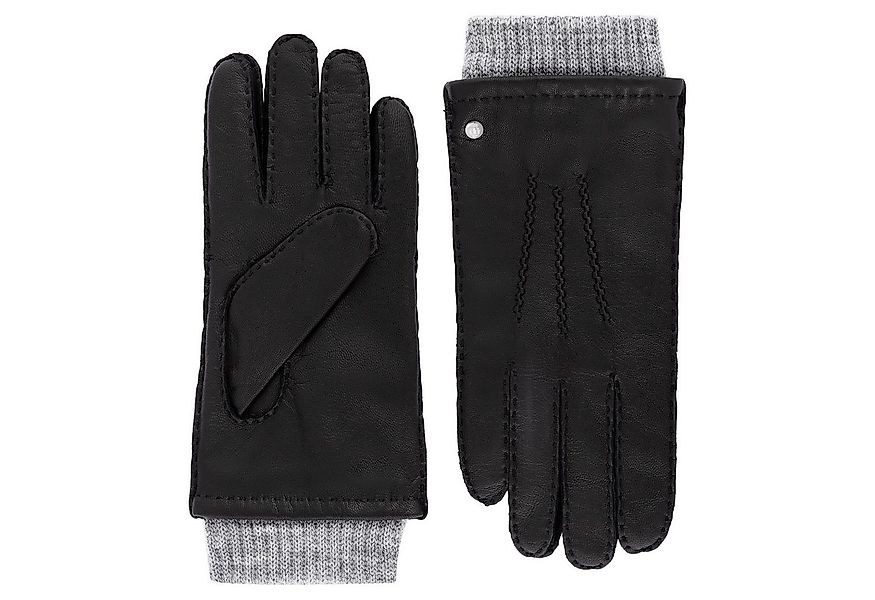 Roeckl Lederhandschuhe METZ Lederhandschuhe mit Strickbündchen günstig online kaufen