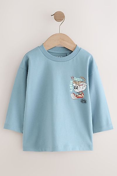 Next Langarmshirt Langarmshirt mit Rückenprint (1-tlg) günstig online kaufen