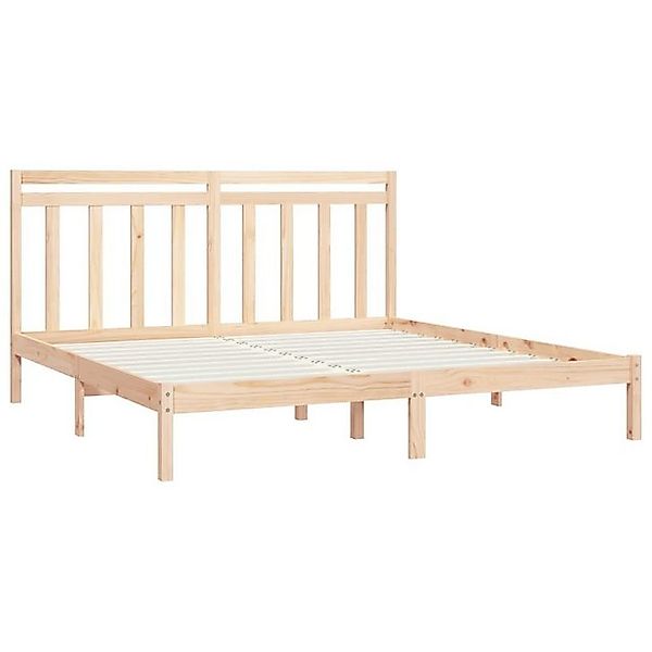vidaXL Bettgestell Massivholzbett 200x200 cm Bett Bettgestell Doppelbett Be günstig online kaufen