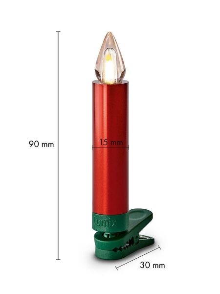 lumix LED-Christbaumkerzen LUMIX SuperLight Flame Mini günstig online kaufen