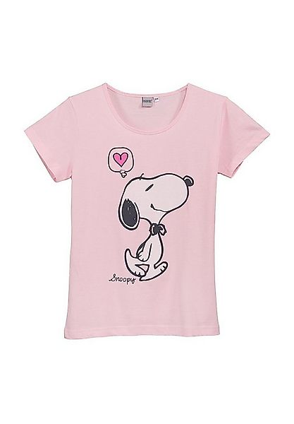 ONOMATO! T-Shirt Peanuts Snoopy Damen kurzarm-Shirt Oberteil günstig online kaufen