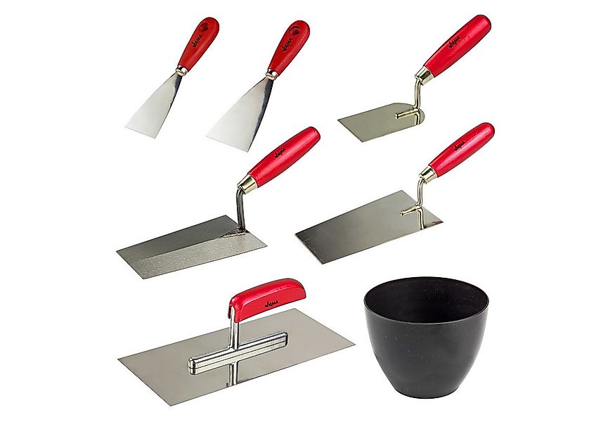 DEMA Werkzeugset Maurer und Fliesenleger Set 7-teilig, (7-tlg) günstig online kaufen