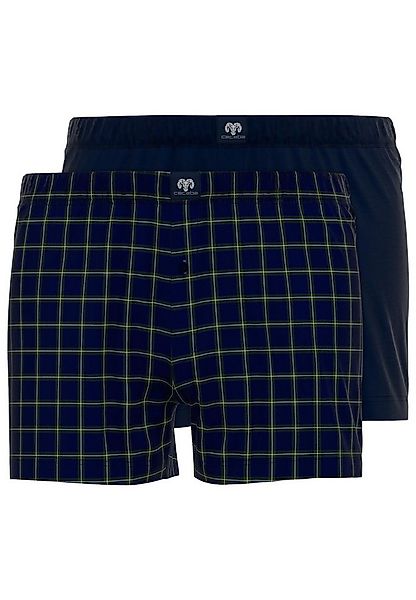 CECEBA Boxershorts CECEBA Herren Boxershort blau längsgestreift 2er P (2-St günstig online kaufen