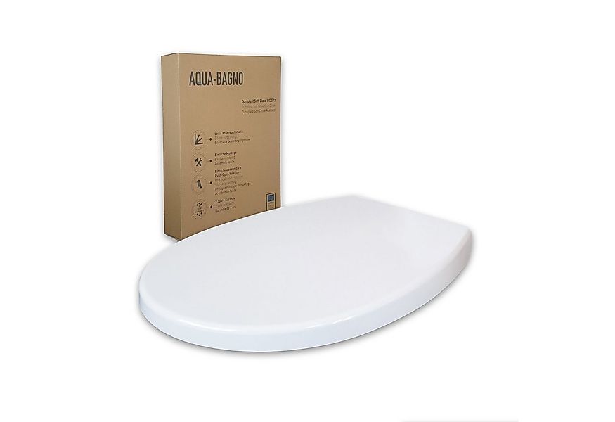 Aqua Bagno WC-Sitz Aqua Bagno, WC Sitz mit Absenkautomatik, antibakterielle günstig online kaufen