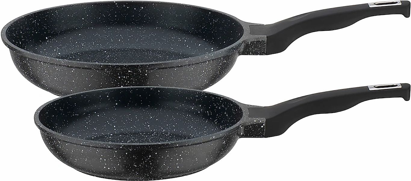 GSW Pfannen-Set "Titanium Granit Advanced" Aluminiumguss Set, 2 Stk. tlg. P günstig online kaufen