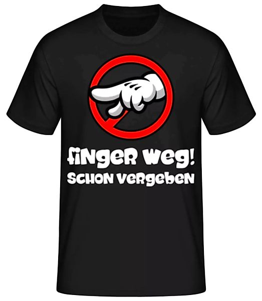 Finger Weg · Männer Basic T-Shirt günstig online kaufen