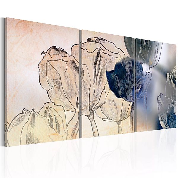 Wandbild - Sketch Of Tulips günstig online kaufen