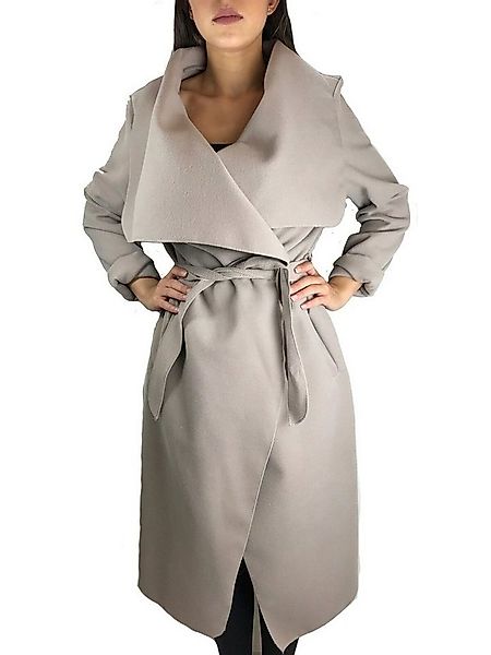 Worldclassca Langmantel Worldclassca Damen langer Mantel Gürtel Wasserfall- günstig online kaufen