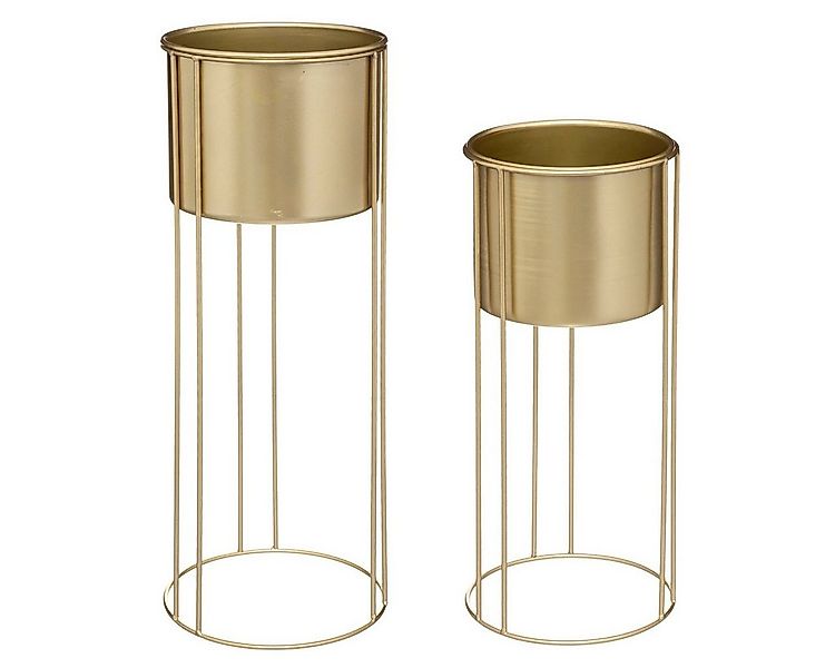 Atmosphera Créateur d'intérieur Blumentopf Blumenständer aus Metall, 2er-Se günstig online kaufen